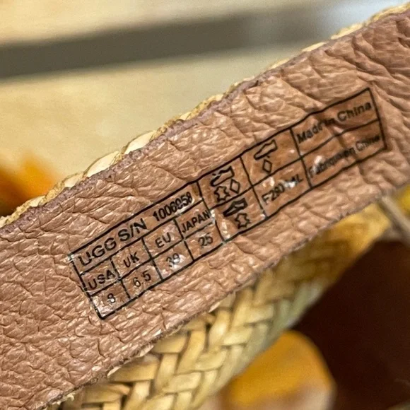 UGG Cork Wedges Size 8 - Picture 12 of 12